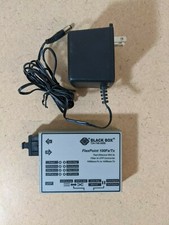 BLACK BOX LMC213A-MMSC FlexPoint 100Fx/Tx Media Converter w/ Power Supply