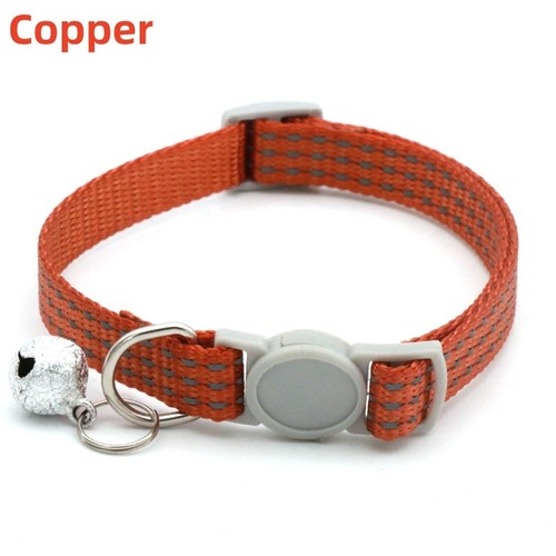 Breakaway Cats Puppy Dog Small Animal Pet Reflective Adjustable Collar With Bell - Picture 25 of 28