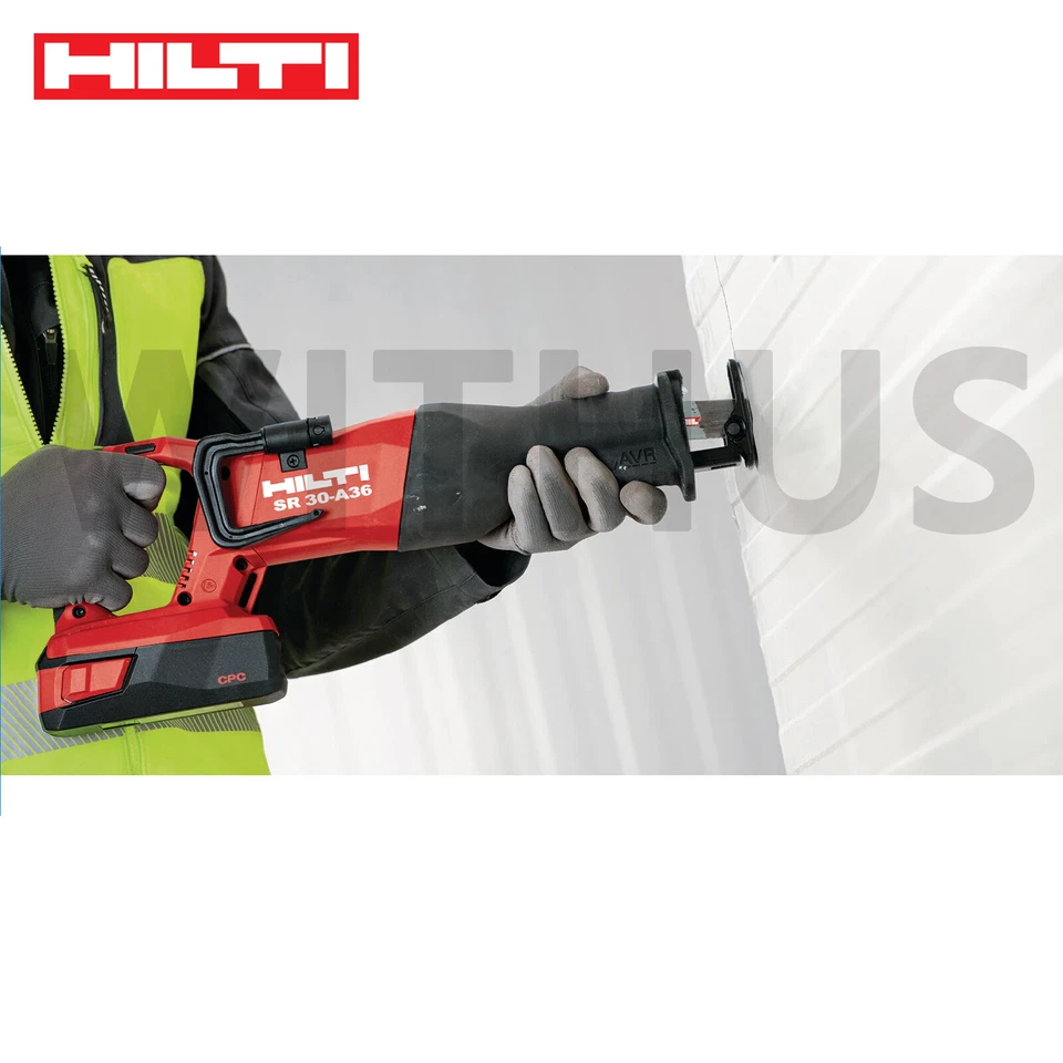 Hilti SR 30-A36 36V Cordless Reciprocating Cut Saw BL 2800Spm 32mm Bare Tool - Image 3 of 4