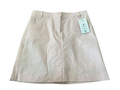 GOLFINO The Serena Medium Skort, Womens US Size 8, Pink, Techno Stretch, NEW