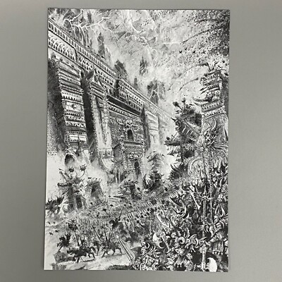 WARRIORS OF CHAOS JOHN BLANCHE ART PICTURE POSTER WARHAMMER AGE OF SIGMAR