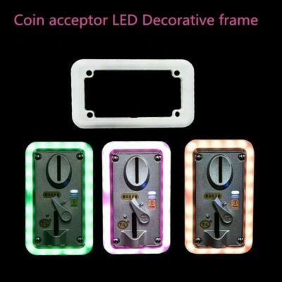 1pc Suitable For Vending Machine Arcade Game Coin Selector LED Decorative Frame