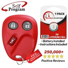 For 2004 2005 2006 2007 Saturn Vue Remote Keyless Entry Key Fob - Red