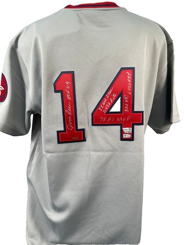 Casque De Batteur Boston Red Sox Taille Réelle - Signé Par Jim Rice - Authentifié JSA