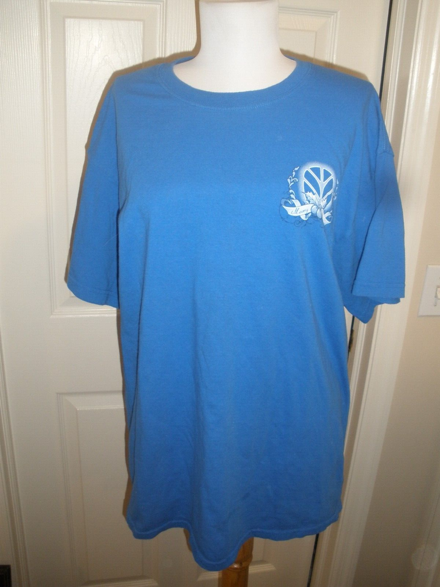 Adult T-Shirt Gildan L Blue 