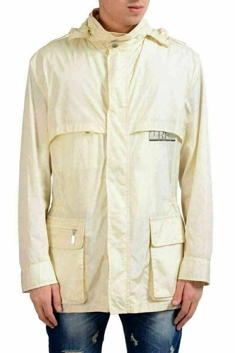 Мужская белоснежная ветровка с капюшоном на молнии Gianfranco Ferre US M IT 50 27790₽