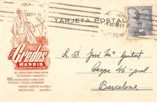 CPA ESPAGNE MADRID HOTEL GREDOS AV JOSE ANTONIO GRAN VIA
