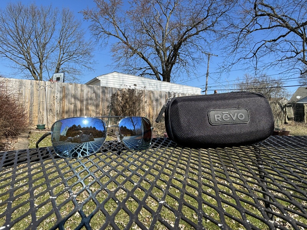ReVO レヴォ　サングラス　1116/011 バネ蝶番フレーム　シルバー Rolling Stones x Revo | Satisfaction Limited Edition Set Aviator