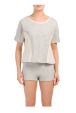 COSABELLA 2pc Seacliff Shorty Lounge Set - Medium - Heather Grey New in Bag