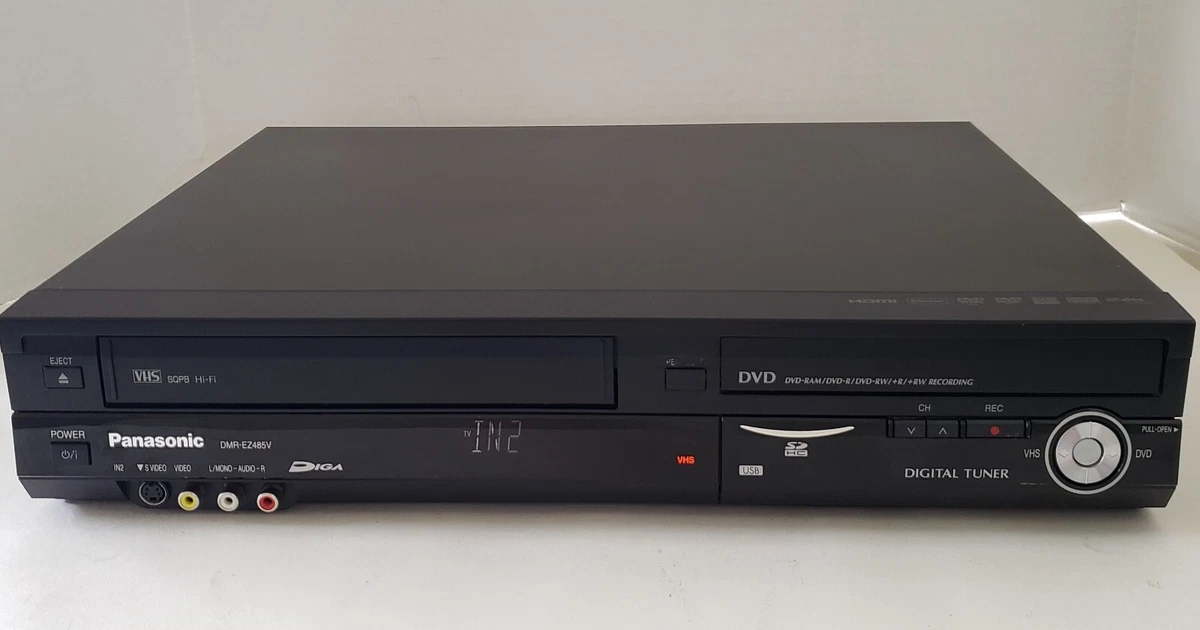Panasonic DMREZ485V VCR To DVD Combo Recorder And VHS, 45 OFF