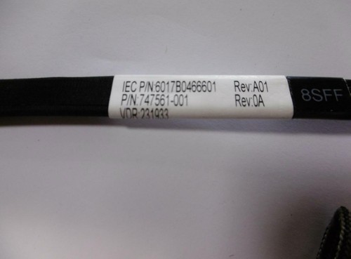 New HP 784622-001 DL380 Gen 9 Backplane Power Cable 747561-001 - Afbeelding 5 van 5