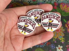 3 Pce College University Focal Beads SOUTH CAROLINA DIY Jewelry Pens NEW