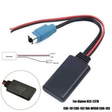 Bluetooth Adapter Aux Audio For Alpine KCE-237B CDE-101 CDE-102 INA-W900 CDA-105