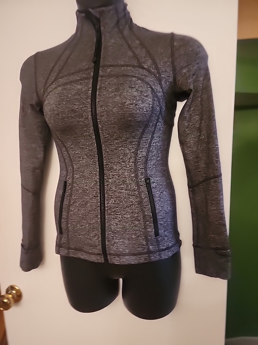 Lululemon Define Women's Sz 6 Gray Zip Front Jacket | eBay