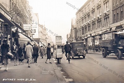 TF0382 - High Street, Putney, London - Foto 6''x4''