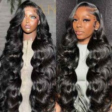 30 38 40 Inch Body Wave Wig 13x4 13x6 Lace Frontal Wig Glueless Human Hair Women