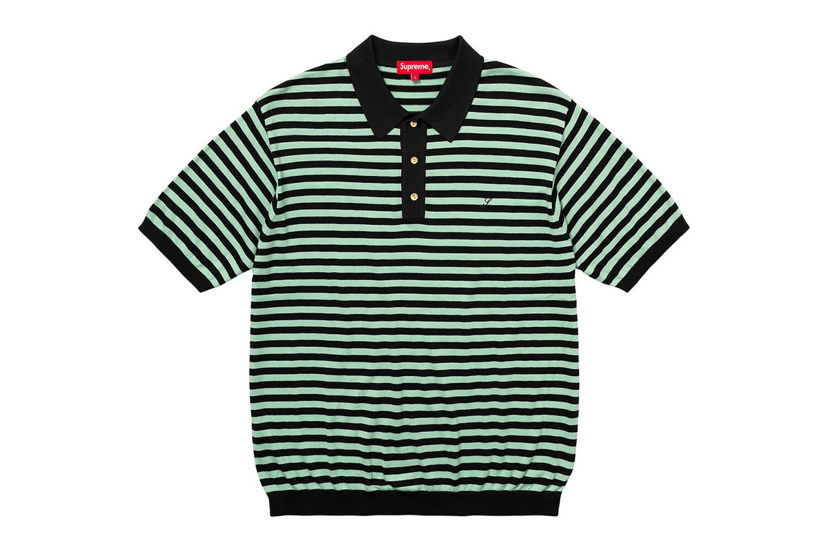 トップス Supreme Stripe Button Up Polo Supreme Stripe Button Up Polo (SS22) - $128