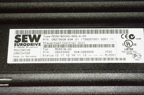 Sew Movidrive MDX61B0040-5A3-4-00 Umrichter - Picture 10 of 10