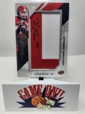 2015 Upper Deck #RL-HM Hutson Mason Rookie Lettermen L RC Auto Patch 07/75 NM