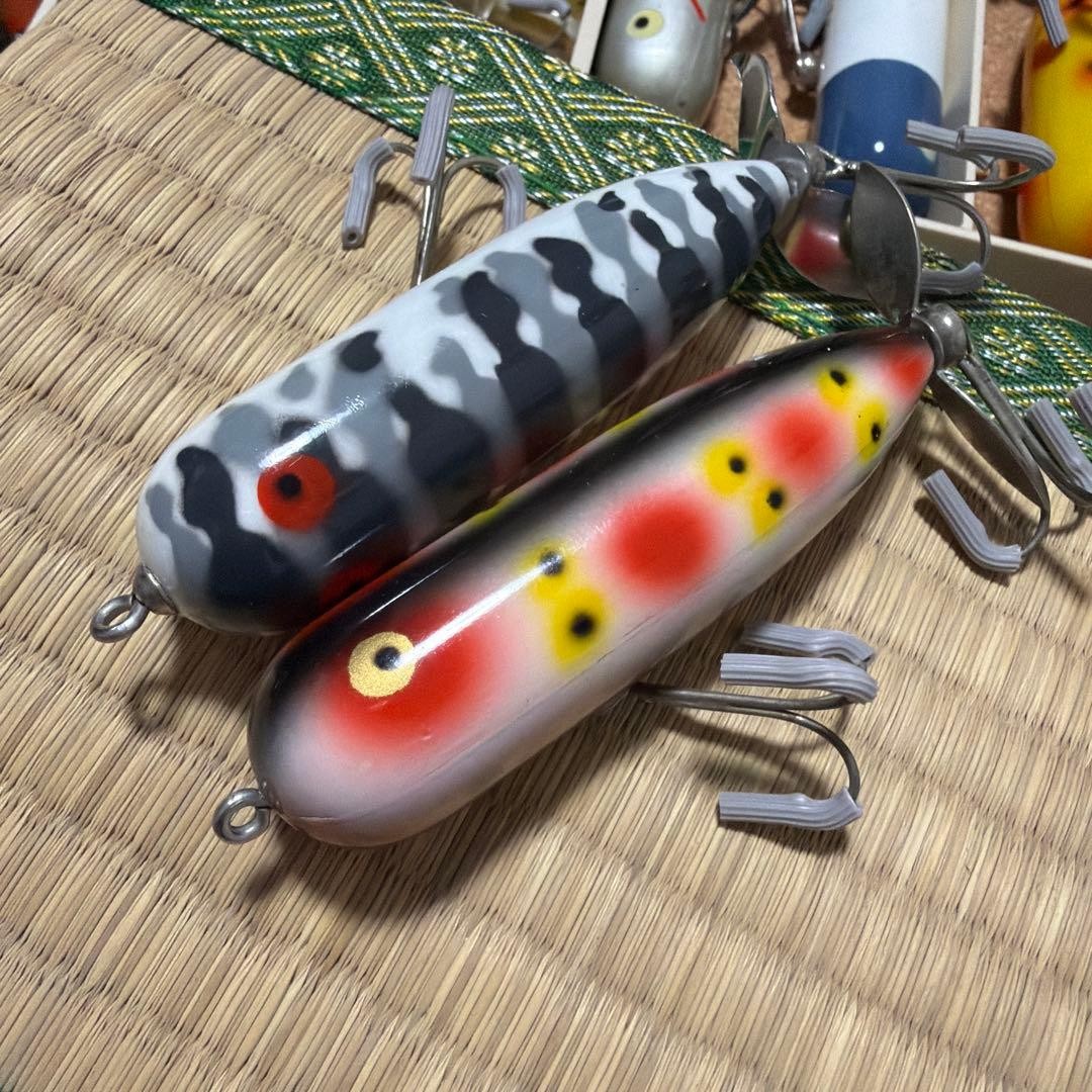 Old Heddon Magnum Torpedo Gray Wakame Small Set of 2 - Image 11