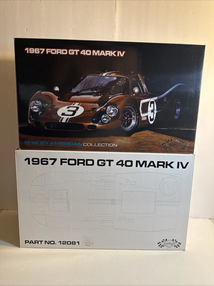 GMP 1/12 Scale 12081 - 1967 Ford GT40 Mark IV Mario Andretti / Lucien Bianchi - Image 2 of 4