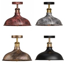 E27 Flush Ceiling Light Living Room Kitchen Hallway 36cm Wide Shade