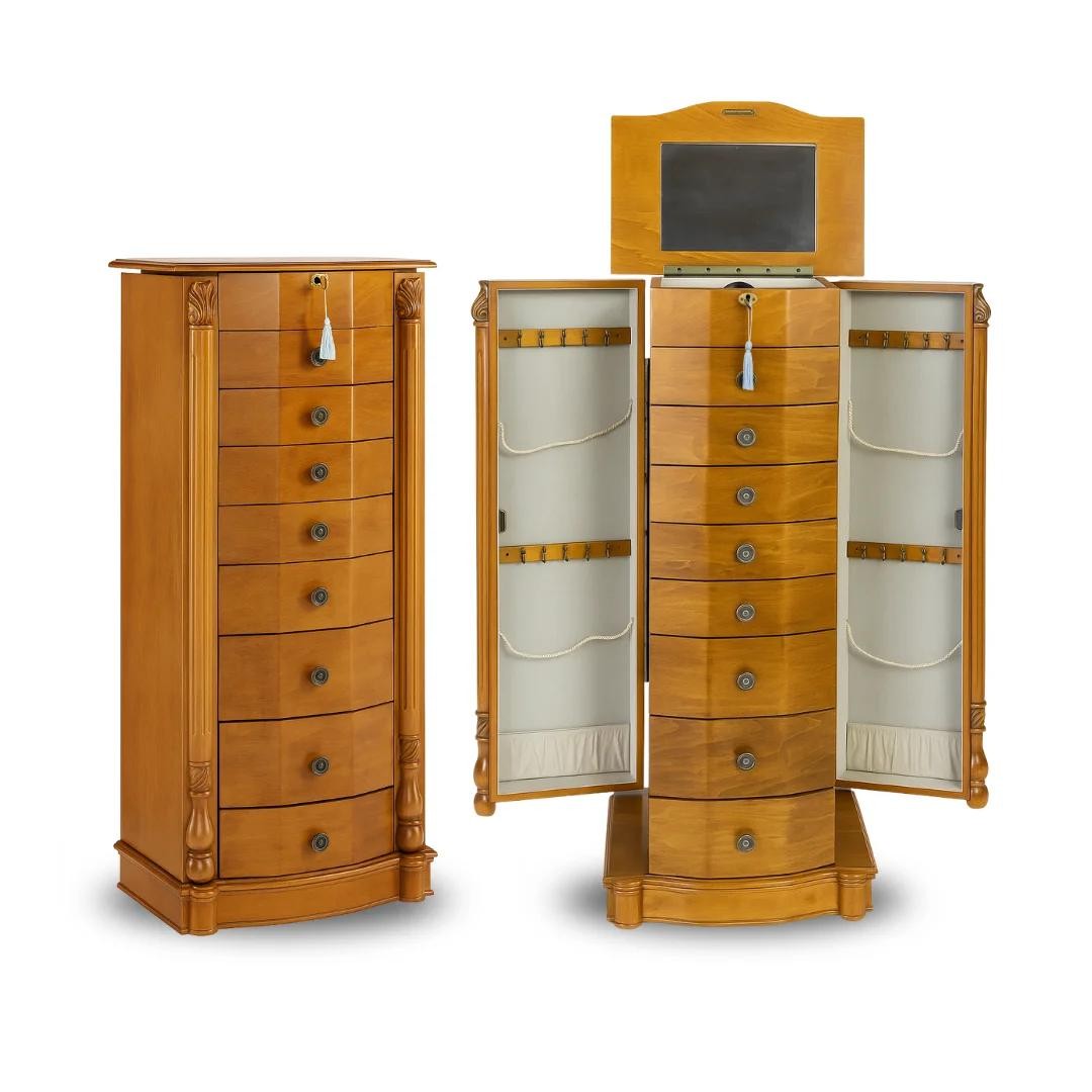 Elegant Jewelry Armoire Hives And Honey Florence Jewelry Org