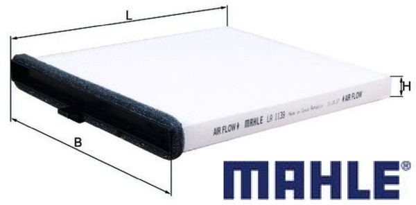 Mahle LA1139 Filter FüR Innenraumluft Innenraumfilter Filter Innenraum-image