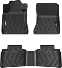Custom Fit for Nissan Altima 2019-2025 TPE Car Mats Raised Rib Spill Protection