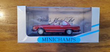 MINICHAMPS 430 033452 Mercedes 350 SL Cabriolet Hard top Red Free ship!