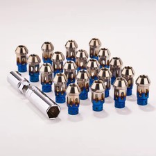 Titanium Alloy Hollow Racing Lug Nut Set Lightweight Titanium Racing Lug Nuts