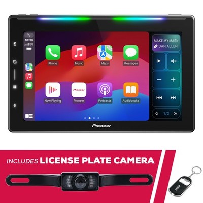 Pioneer DMH-WT6000NEX 10.1'' 1-DIN Multimedia with License Plate Camera