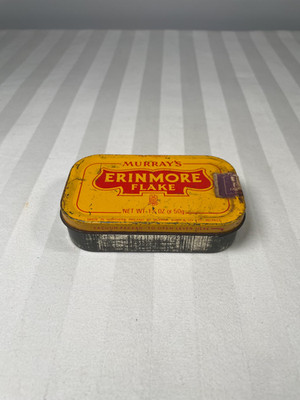 Vintage Murray's Erinmore Flake Tin Antique Advertising Northern Ireland
