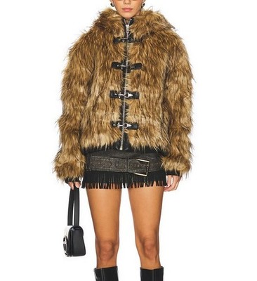 Brand new Jaded London Blonde Mendoza Faux FurJacket size S