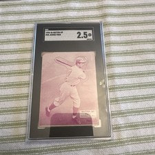 1934-36 National Chicle Batter-Up Athletics R318 Jimmie Foxx #28 HOF VG ( MARK)