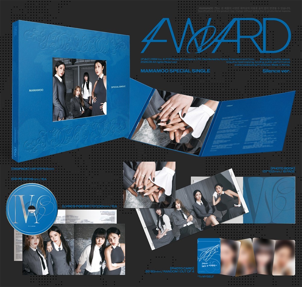 MAMAMOO [4WARD] Special Single Album CD-R+Photo Book+Poster+Card+