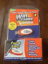 Win Cleaner USB As Seen on TV One Click PC Computer Clean Repair Protect-New