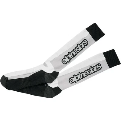 Chaussettes De Moto D'Été Alpinestars Touring (Blanc/Noir) Taille: S/M - Photo 1/2