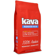 Original Acid Reduced Ground Arabica Coffee, 12 Ounce Bag, Gluten Free, Kosher