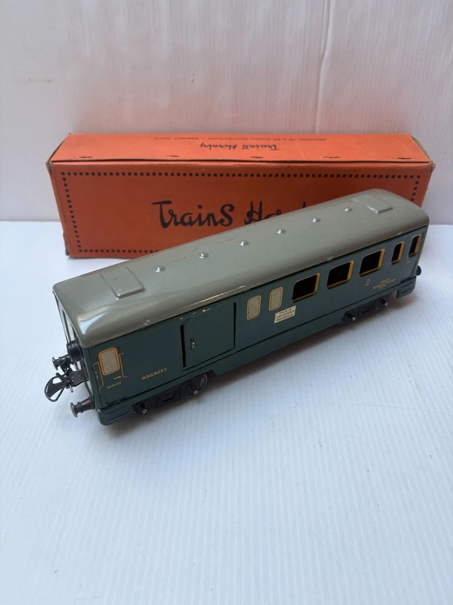 Voiture De Train Voyageurs Trans Europ Vintage Meccano - Échelle HO, Occasion Pour Modélisme Ferroviaire