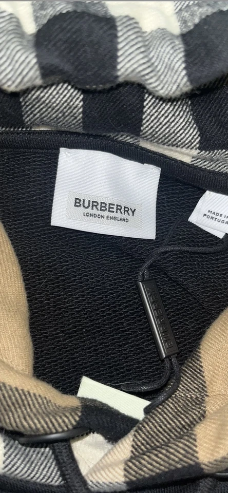 Burberry Men's 100% Cotton Size M Beige Nova Check Hood Cotton  - Image 2 of 4