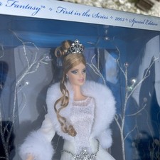 Unopened 2003 Holiday Visions Barbie Winter Fantasy First In Series Special New