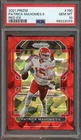2021 Prizm #190 Patrick Mahomes II GEM-MT Red Ice PSA 10 Chiefs 2033
