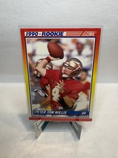 1990 Score Rookie Peter Tom Willis #656 Chicago Bears Football Card. rookie card picture