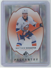 2025-26 SP Authentic Pageantry Rookie Matthew Schaefer #P-7 New York Islanders