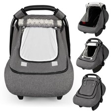 Winter Baby Car Seat Cover Waterproof, Windproof Car Seat Covers for grey
