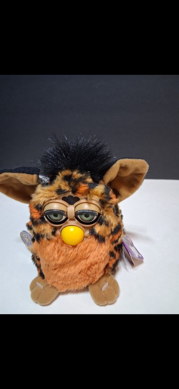 Furby Original 1999 Furby Cheetah / Leopard  Tiger Electronics New w/tags No Box