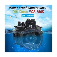 Seafrogs for Canon EOS 750D 18-55MM 130ft/40m Underwater Camera Housing Water...