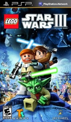 Lego Star Wars III The Clone Wars Sony For PSP UMD Game Only 9E