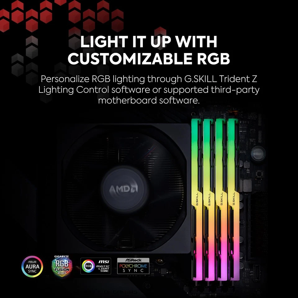 Trident Z Neo Series DDR4 RAM (XMP) 64GB (2x32GB) 3600MT/s CL16-22-22-42 1.45... - Image 3 of 4